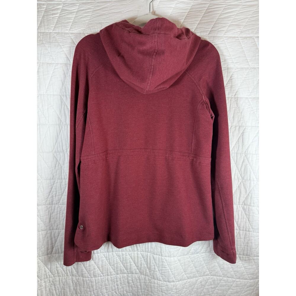 Lululemon Rosewood Red Take Ten Full Zip Hoodie Sweatshirt Jacket Womens Size 6 - Picture 5 of 7